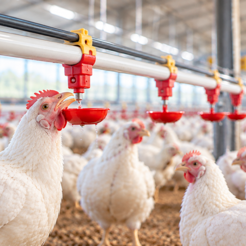 Consistent water flow in poultry drinking lines