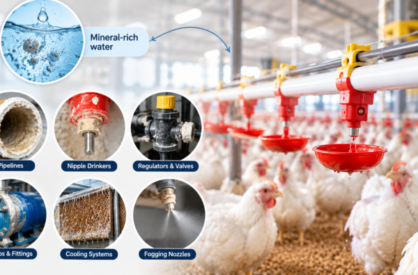 How Mineral-Rich Water Affects Poultry Farm Equipment