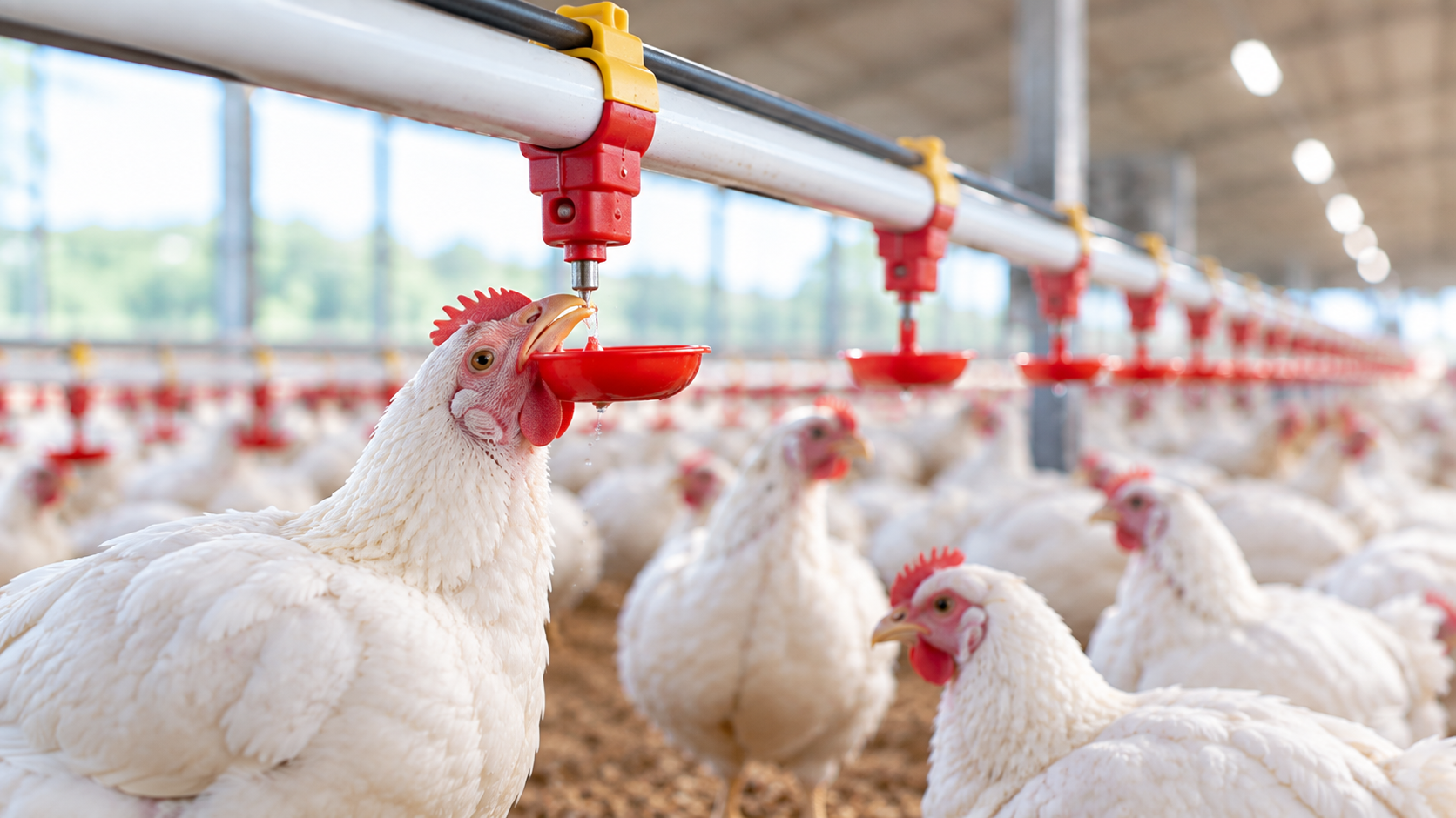 How to prevent scale in poultry water lines
